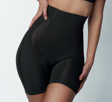 Load image into Gallery viewer, Skulpt High Waisted Mid Thigh Biker Shaper Shorts (black)
