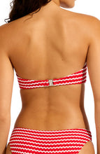 Load image into Gallery viewer, Seafolly MeshEffect Red Tube Bikini