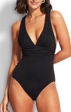 Load image into Gallery viewer, Seafolly Cross Back One Piece