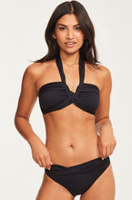 Load image into Gallery viewer, Seafolly Black Bandeau Bikini