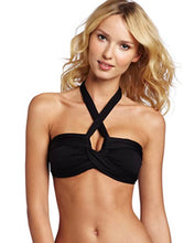 Load image into Gallery viewer, Seafolly Black Bandeau Bikini