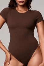 Load image into Gallery viewer, Skulpt T-shirt Bodysuit (Brown)
