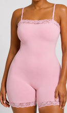 Load image into Gallery viewer, Skulpt Eve Lace Sleep Romper (Pink)
