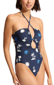 Seafolly La Palma Lace Up One Piece