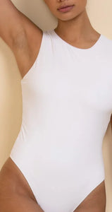 Skulpt high neck bodysuit white (ice)