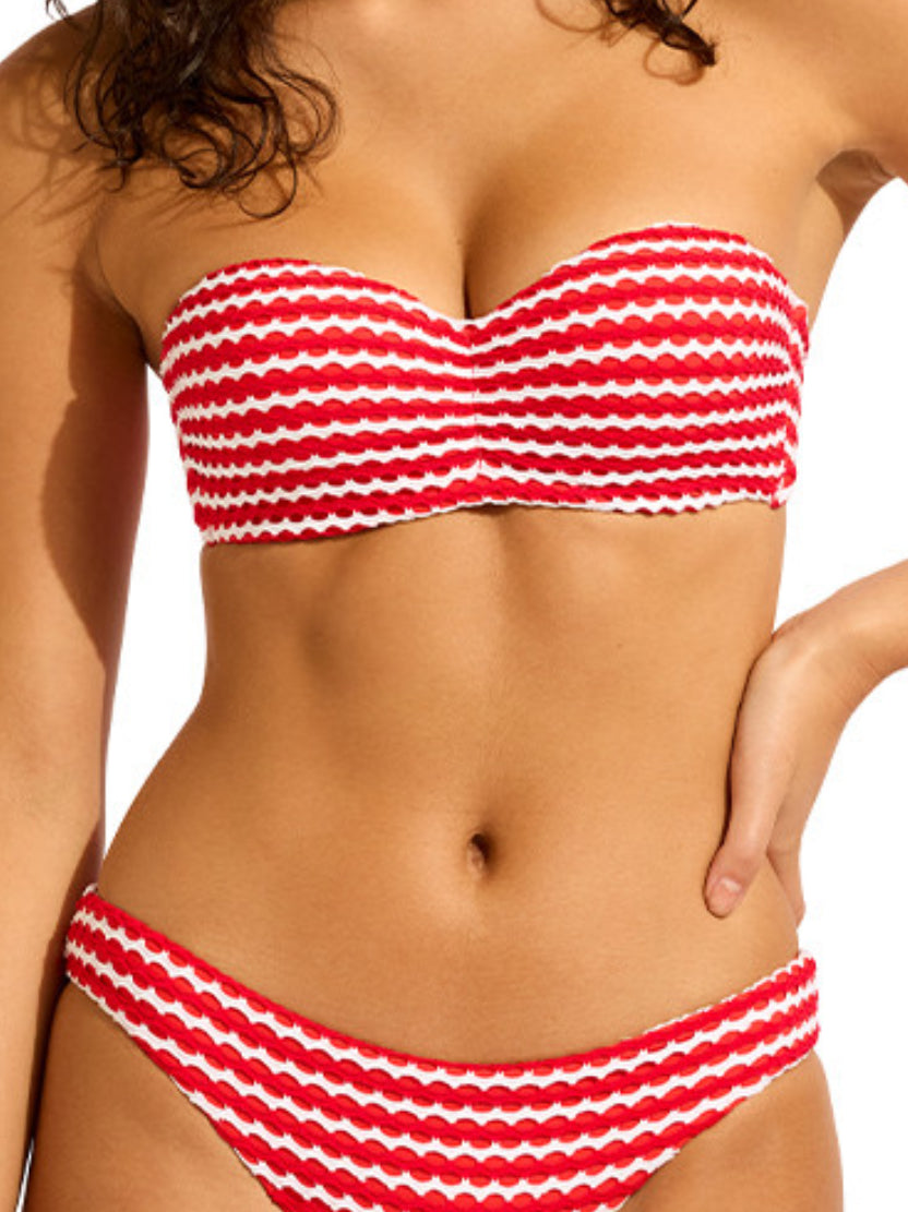 Seafolly MeshEffect Red Tube Bikini