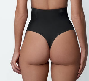 Skulpt High Waisted Shaper Thong (Black)