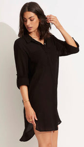 Seafolly Crinkle twirl shirt