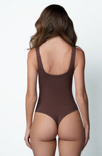 Load image into Gallery viewer, Skulpt Square Neck Bodysuit (Umber)
