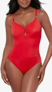 Miraclesuit Poppy Red One Piece