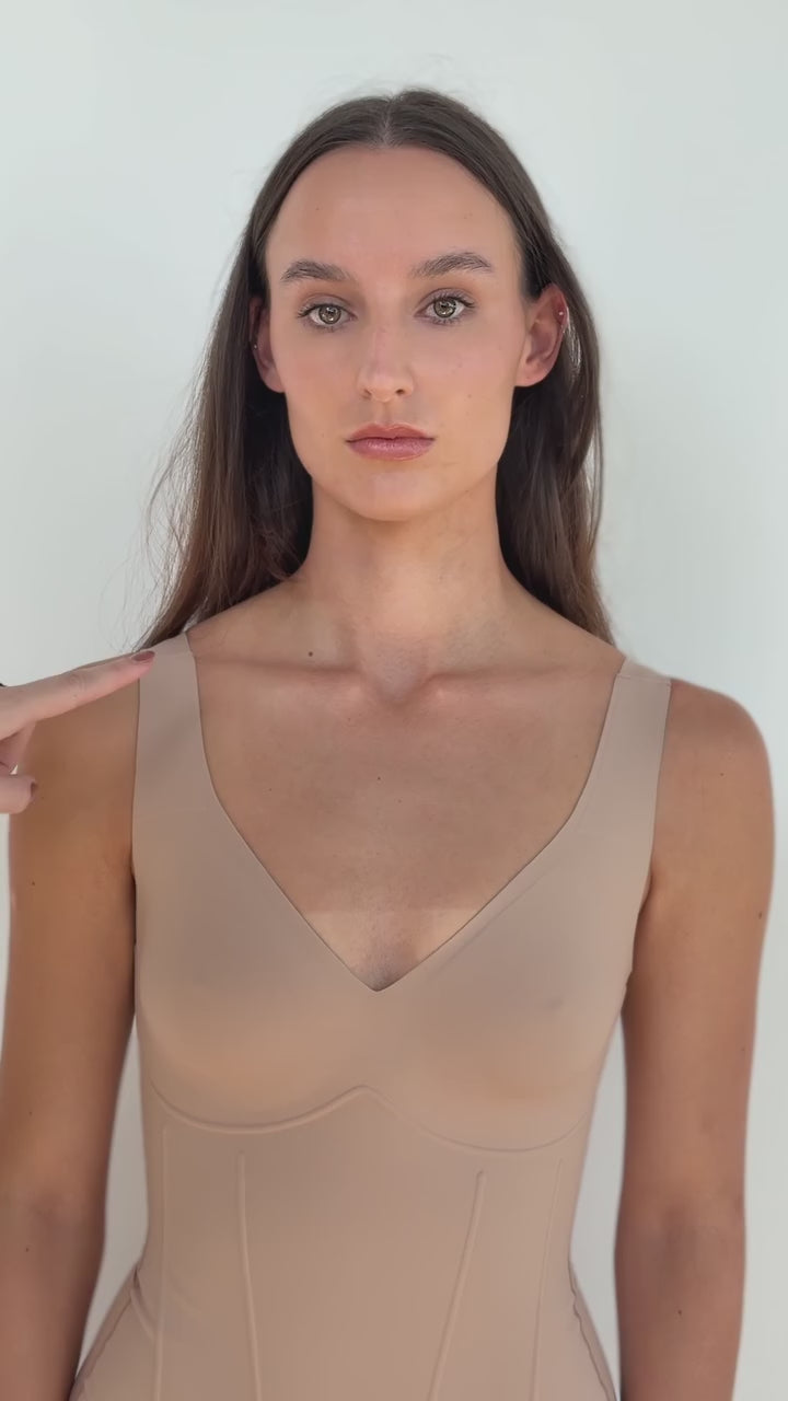 Skulpt Sliiq V Neck Bodysuit