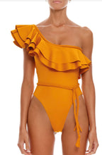 Load image into Gallery viewer, Boamar Ruffle Marigold One Piece
