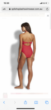 Load image into Gallery viewer, Seafolly Twilight Ring Front Maillot Chilli
