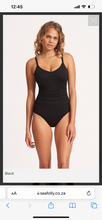 Load image into Gallery viewer, Seafolly DD cup one piece black
