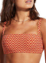 Load image into Gallery viewer, Seafolly Cleo Bandeau Chilli
