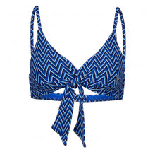 Load image into Gallery viewer, Seafolly Tie Front Indigo Bikini
