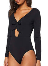 Load image into Gallery viewer, Seafolly Tie Front Maillot Sleeved
