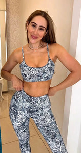 Lace Print Active Set