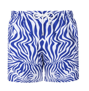 Granadilla Shorts Zebra Blue