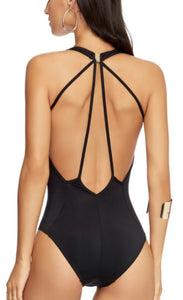 Jets One Piece Plunge Black