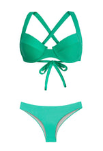 Load image into Gallery viewer, PilyQ Barcelona Green Isla Bikini
